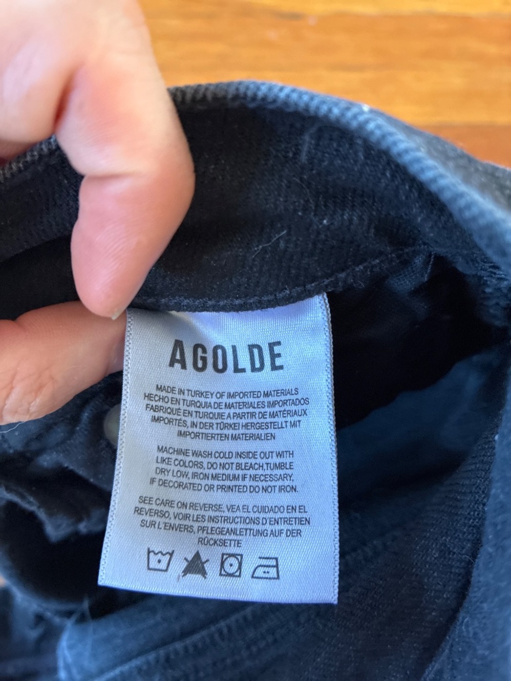 Agolde denim Riley crop - Picture 4 of 5